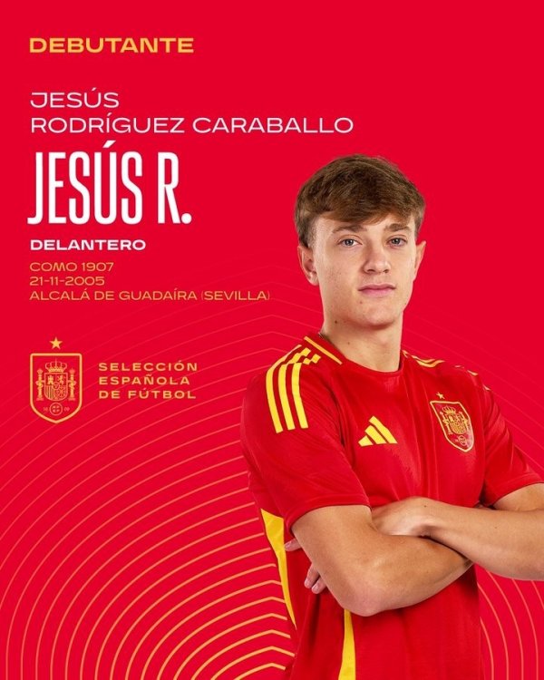 赫苏斯-罗德里格斯:莫拉塔给我很大帮助 亚马尔是我的榜样 赫苏斯-罗德里格斯:莫拉塔给我很大帮助 亚马尔是我的榜样