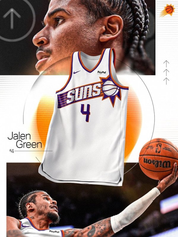 未换号! 太阳官方: 杰伦-格林新赛季将穿4号运动活动    服  出战