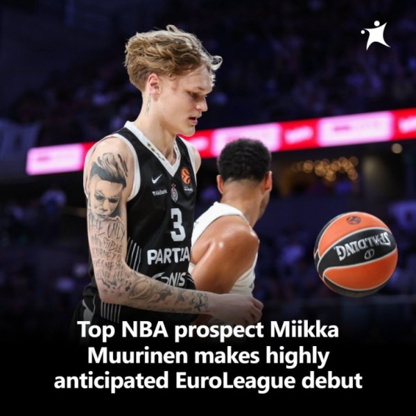 穆里宁欧篮联首秀打3分钟没积分 !此前职业联赛 两场分别拿到7分&6分! 穆里宁欧篮联首秀打3分钟没积分 !此前职业联赛 两场分别拿到7分&6分!